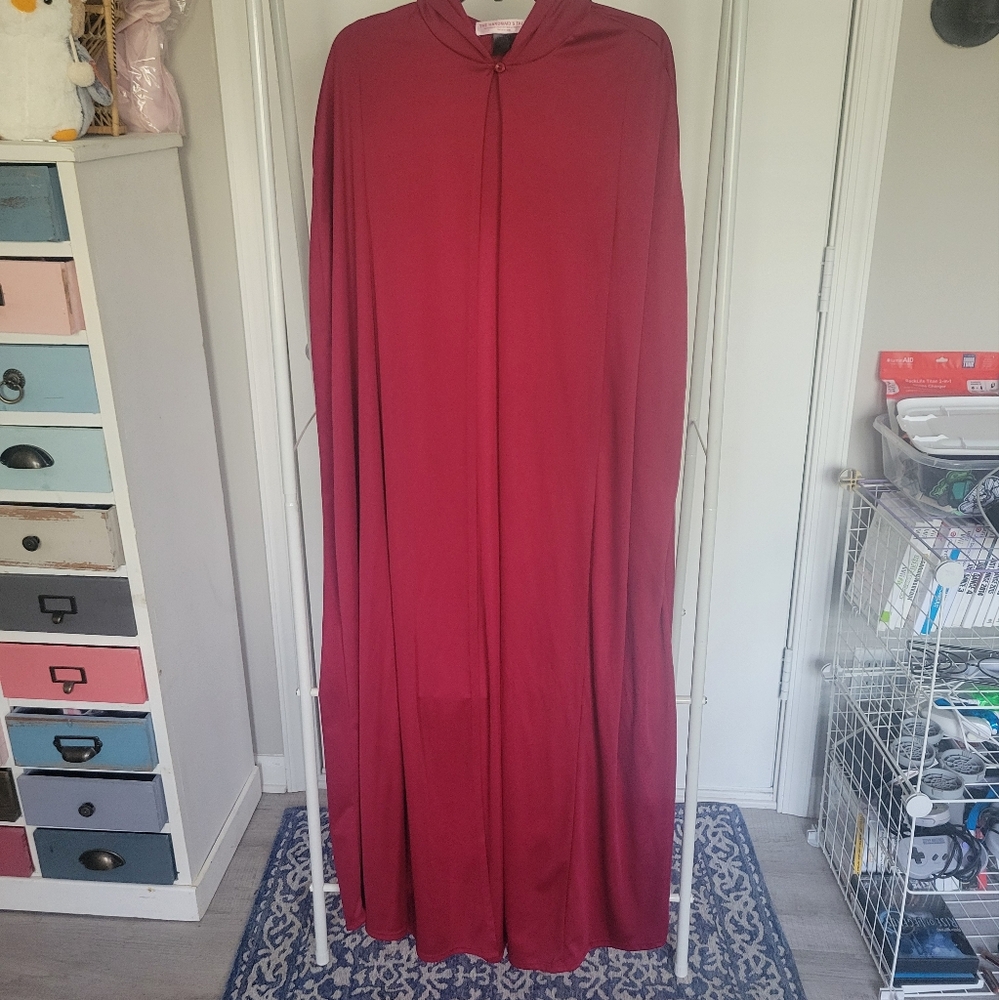 Handmaid's Tale Red Hooded Cape